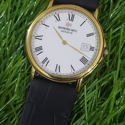 Raymond Weil 9140 Geneve Midsize Gold 18K Electroplated Quartz Watch